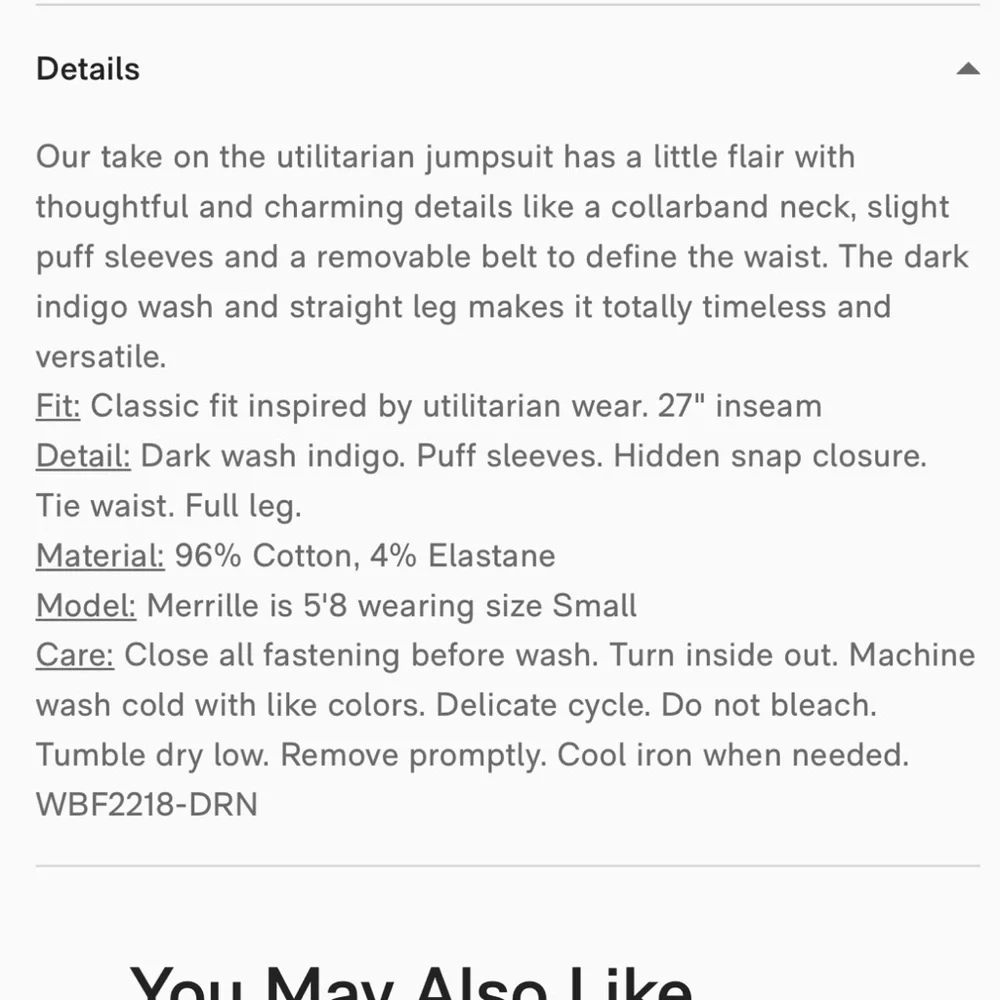 Denim jumpsuit - Picture 7 of 7